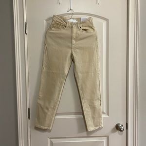 NWT H&M Mom tan jeans
